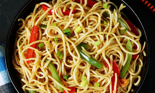 Vegetable Hakka Noodles